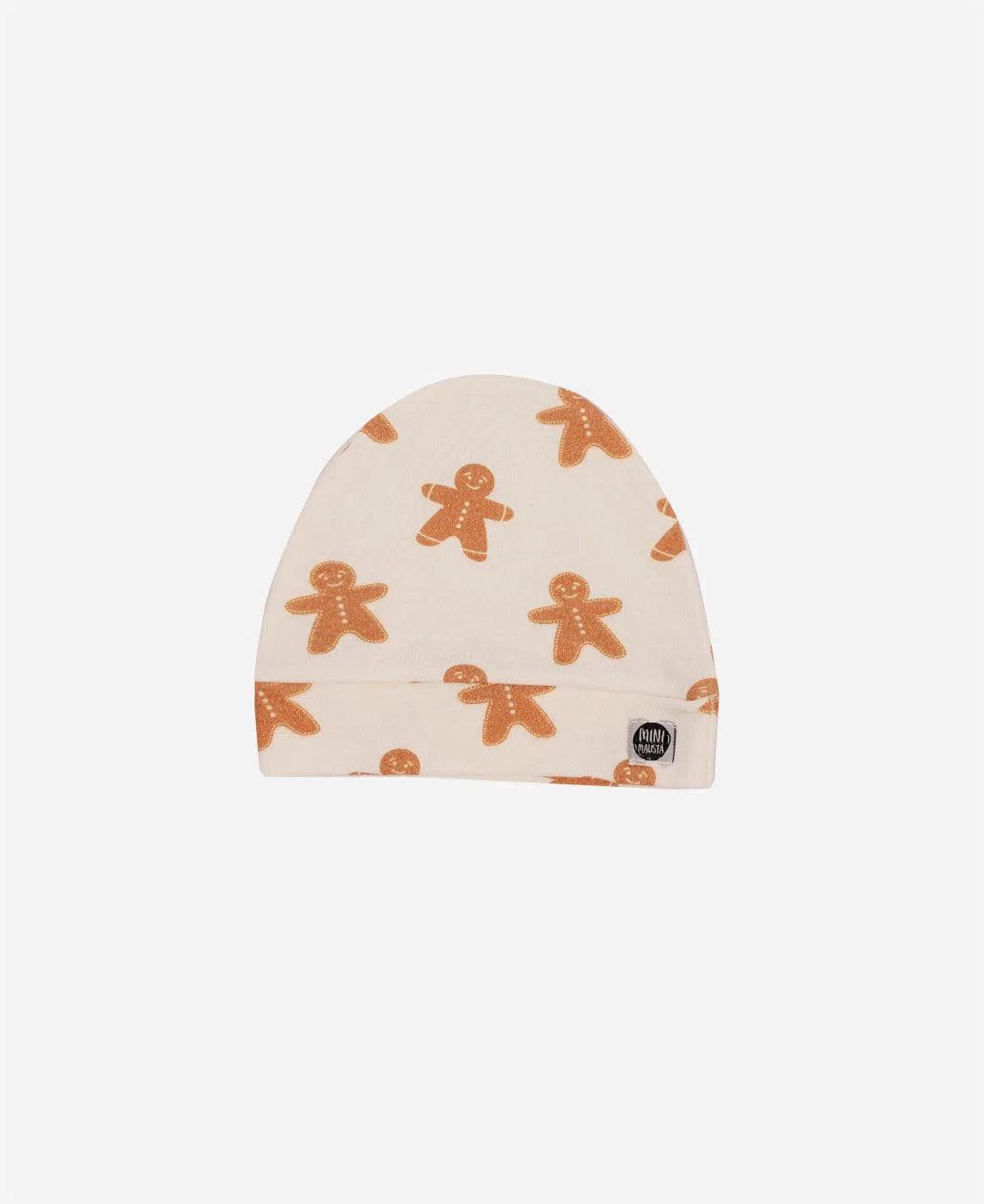 Touca de Bebê Unissex | Gingerbread - MiniMalista Baby - 0, b2b, Baby, Christmas, com-desconto-mm10, Meia Estação, Menina, natal, Neutro, tab-tam-touca-bebe, Unissex, Xmas -bebê-minimalista-estiloso