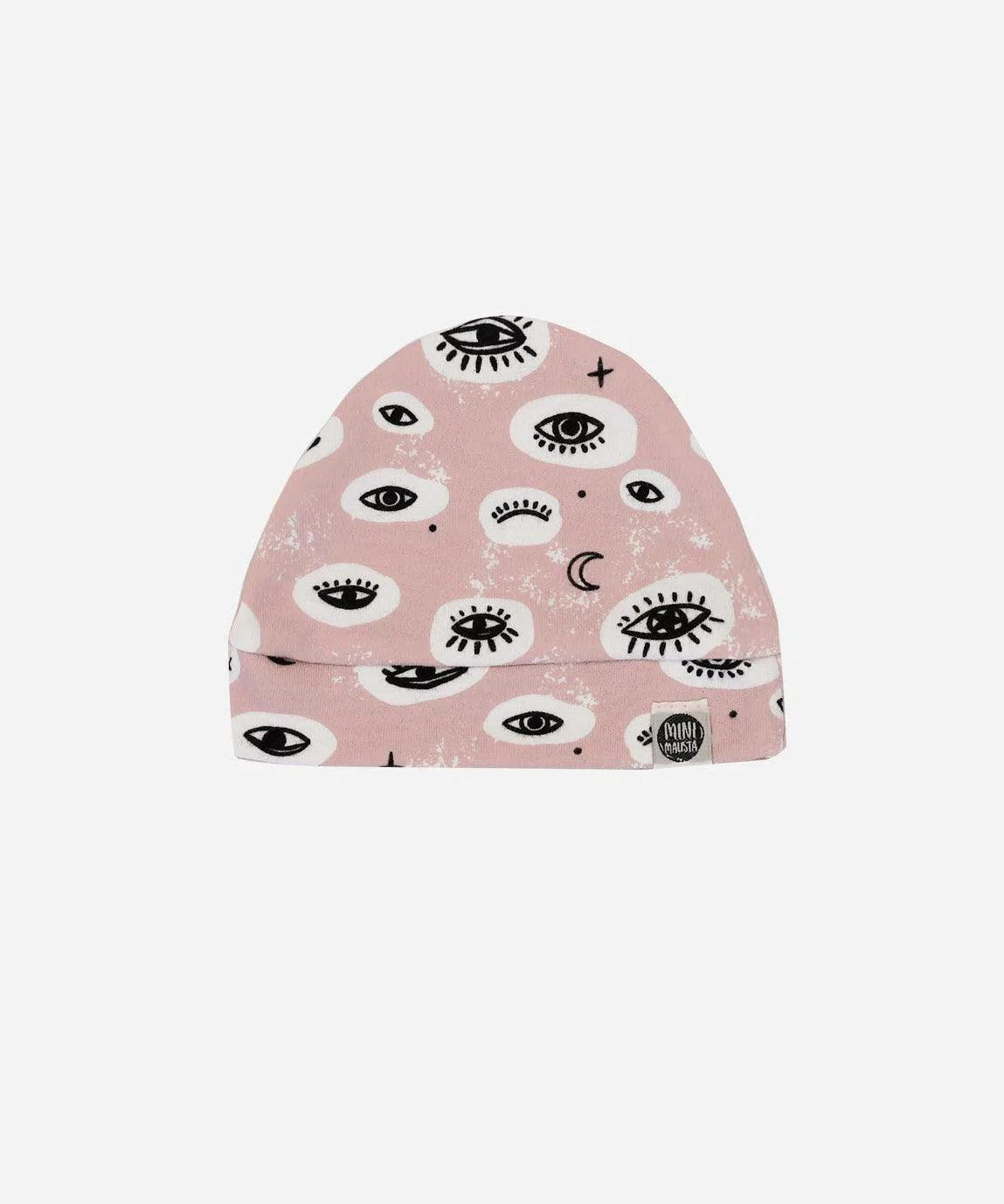 Touca de Bebê Unissex | Mystic Eyes - MiniMalista Baby - 0.3, 0.45, b2b, Baby, black-friday, Meia Estação, Menina, outlet, SALE-FINAL, tab-tam-touca-bebe, Winter Sale 40% -bebê-minimalista-estiloso