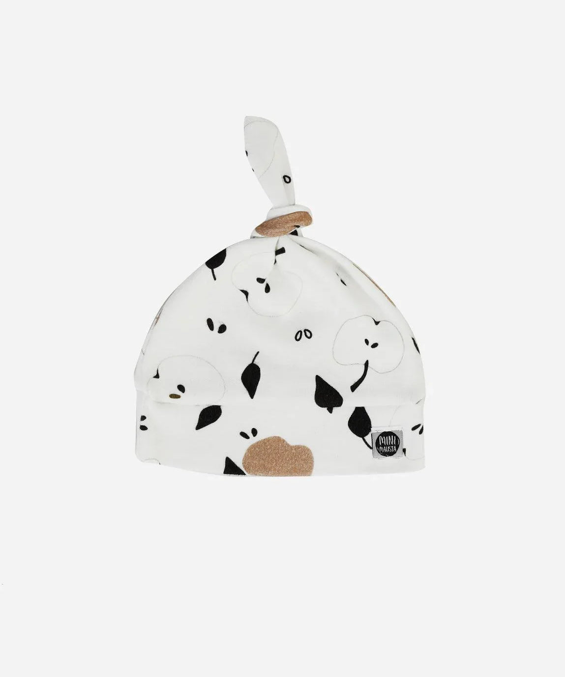 Touca Nó Recém-Nascido Unissex | Apples - MiniMalista Baby - 0.2, b2b, Baby, black-friday, com-desconto-mm10, Meia Estação, Menino, Neutro, new, tab-tam-touca-nó, Unissex -bebê-minimalista-estiloso