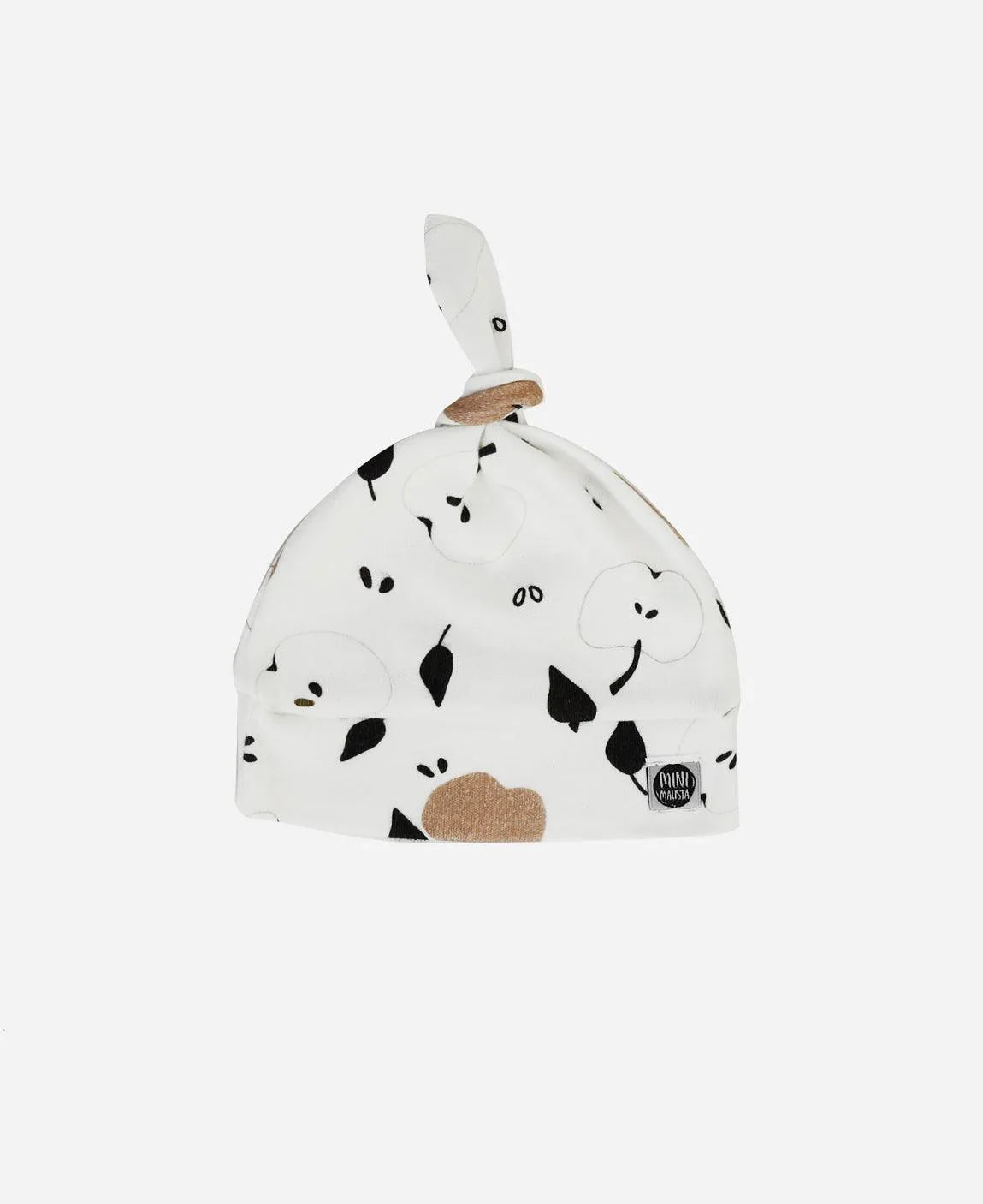 Touca Nó Recém-Nascido Unissex | Apples - MiniMalista Baby - 0.2, b2b, Baby, black-friday, com-desconto-mm10, Meia Estação, Menino, Neutro, new, tab-tam-touca-nó, Unissex -bebê-minimalista-estiloso