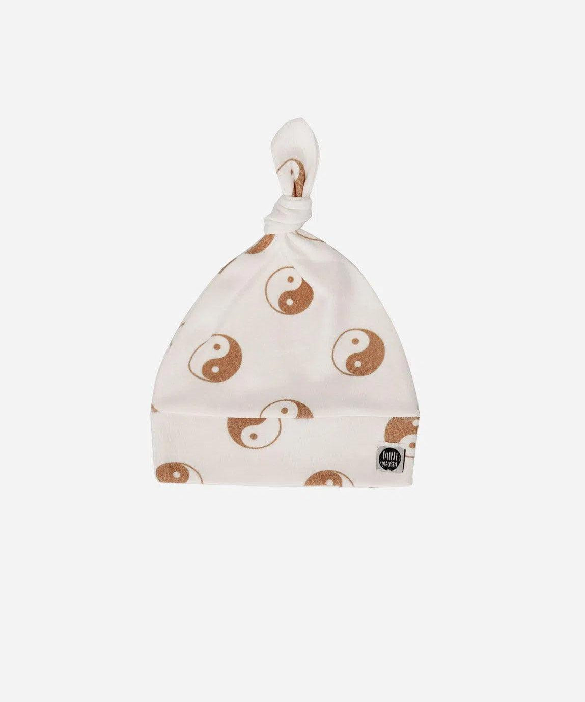 Touca Nó Recém-Nascido Unissex | Yin Yang - MiniMalista Baby - 0.3, b2b, Baby, black-friday, com-desconto-mm10, Meia Estação, Menino, tab-tam-touca-nó -bebê-minimalista-estiloso