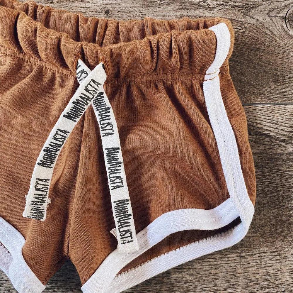 Track Shorts Infantil Unissex MiniMalista | Liso Goldie - MiniMalista Baby - 0.3, b2b, black-friday, Calor, com-desconto-mm10, Menina, tab-tam-track-shorts, Verão -bebê-minimalista-estiloso