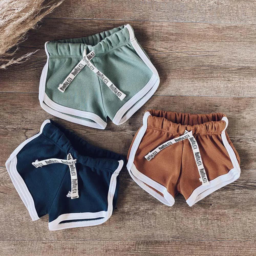 Track Shorts Infantil Unissex MiniMalista | Liso Goldie - MiniMalista Baby - 0.3, b2b, black-friday, Calor, com-desconto-mm10, Menina, tab-tam-track-shorts, Verão -bebê-minimalista-estiloso