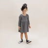 Vestido Infantil Manga Longa MiniMalista Liso Grafitti - MiniMalista Baby - b2b, com-desconto-mm10, Frio, Kids, Menina, tab-tam-vestido-manga-longa, Winter Sale 40% -bebê-minimalista-estiloso