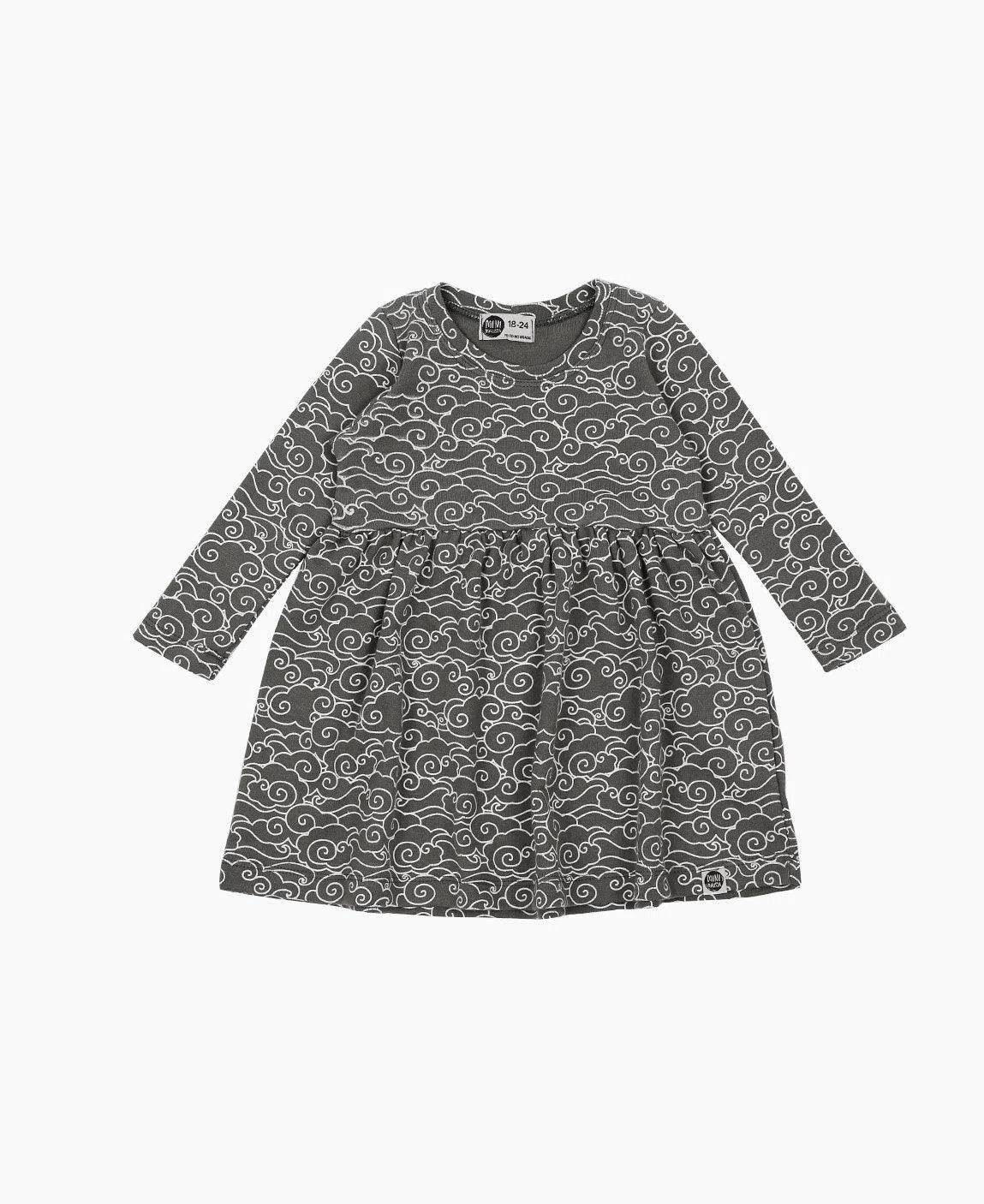 Vestido Manga Longa Infantil Dreamy - MiniMalista Baby - b2b, Frio, Kids, Menina, Neutro, outlet, tab-tam-vestido-manga-longa, Unissex, Winter Sale 40% -bebê-minimalista-estiloso