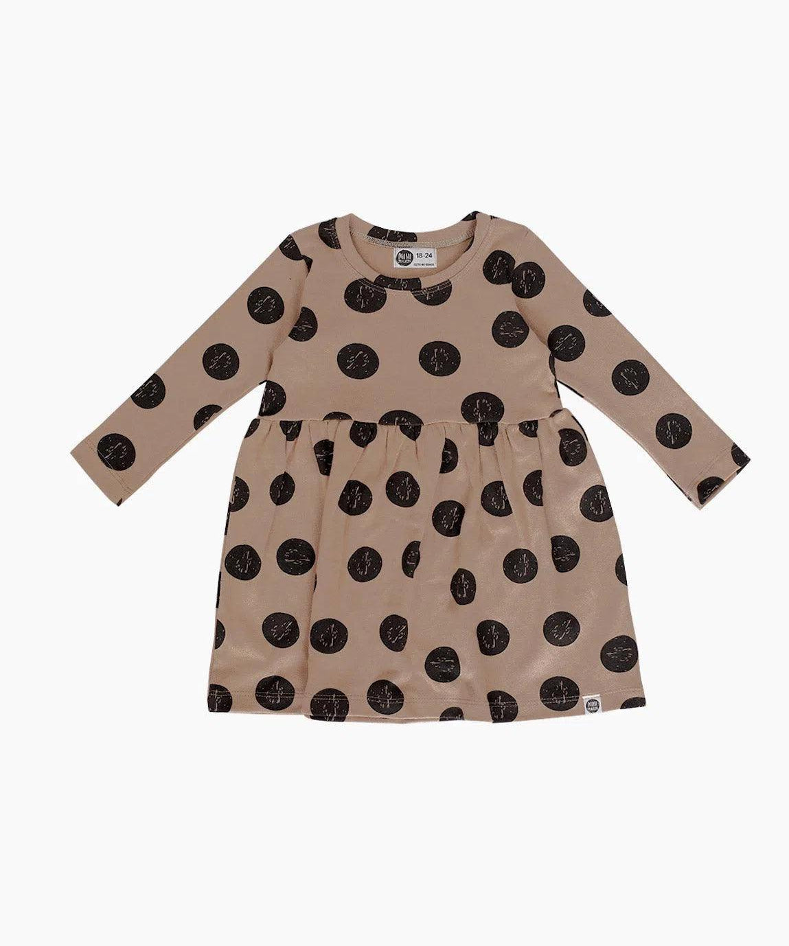 Vestido Manga Longa Infantil | Full Moon - MiniMalista Baby - 0.3, 0.4, b2b, black-friday, Frio, Kids, Menina, outlet, SALE-FINAL, tab-tam-vestido-manga-longa, Winter Sale 40% -bebê-minimalista-estiloso