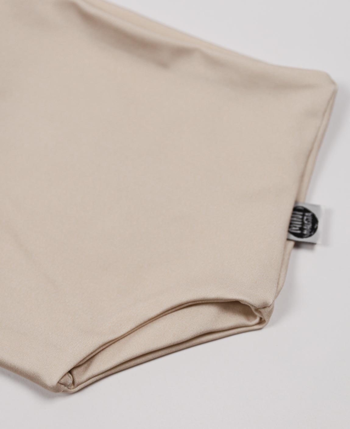 Biquini Dupla Face Infantil UV50+ MiniMalista | Liso Beige - MiniMalista Baby - 0, b2b, Calor, com-desconto-mm10, Menina, tab-tam-biquini, Verão -bebê-minimalista-estiloso
