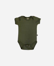 Body de Bebê Manga Curta Unissex MiniMalista | Liso Jungle Green - MiniMalista Baby - 0.2, b2b, Baby, black-friday, Christmas, com-desconto-mm10, Meia Estação, Menino, Natal, tab-tam-body-curto, Xmas -bebê-minimalista-estiloso