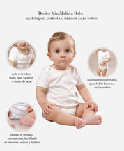 Body de Bebê Manga Longa Unissex MiniMalista | Liso Jungle Green - MiniMalista Baby - 0.3, b2b, Baby, black-friday, Christmas, com-desconto-mm10, Frio, Menino, Natal, tab-tam-body-manga-longa, Xmas -bebê-minimalista-estiloso