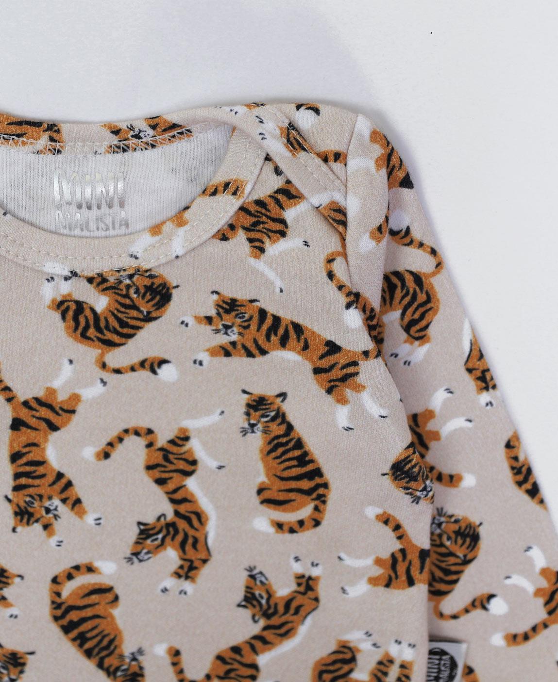 Body de Bebê Manga Longa Unissex | Tiger - MiniMalista Baby - 0.3, 0.35, b2b, Baby, black-friday, com-desconto-mm10, Frio, Menino, Neutro, tab-tam-body-manga-longa, Unissex -bebê-minimalista-estiloso