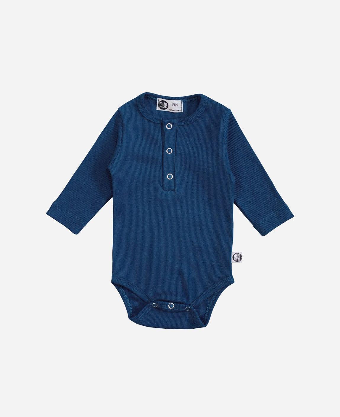 Conjunto Canelado Baby Body + Calça Slim Azul Sky - MiniMalista Baby - b2b, Baby, Frio, Hidden recommendation, Menino -bebê-minimalista-estiloso