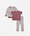Look Infantil Bomber + Calça Reta Feline + Camiseta Dark Rose - MiniMalista Baby - b2b, bundle, Frio, FW23, Hidden recommendation, Inverno, Kids, Menina -bebê-minimalista-estiloso