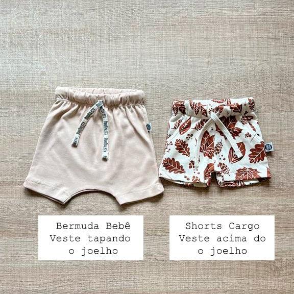 Shorts Cargo Infantil Unissex Dandelion - MiniMalista Baby - Ano Novo, b2b, Calor, com-desconto-mm10, Menino, Neutro, new, Reveillon, Unissex, Verão -bebê-minimalista-estiloso