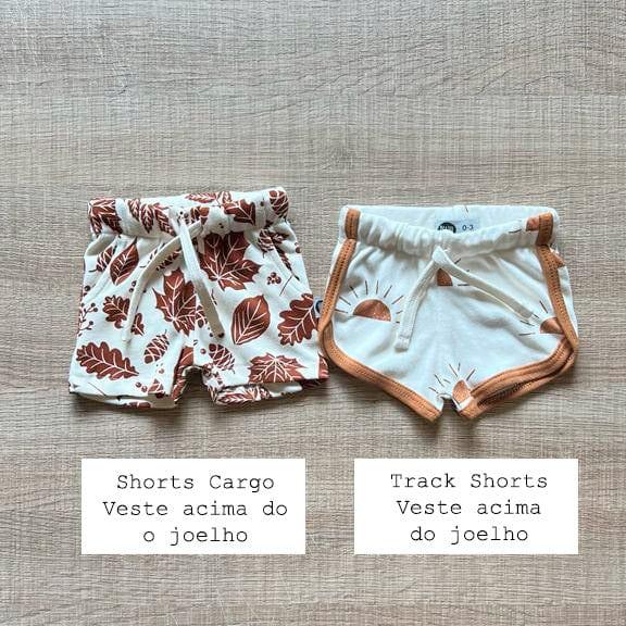 Shorts Cargo Infantil Unissex Dandelion - MiniMalista Baby - Ano Novo, b2b, Calor, com-desconto-mm10, Menino, Neutro, new, Reveillon, Unissex, Verão -bebê-minimalista-estiloso
