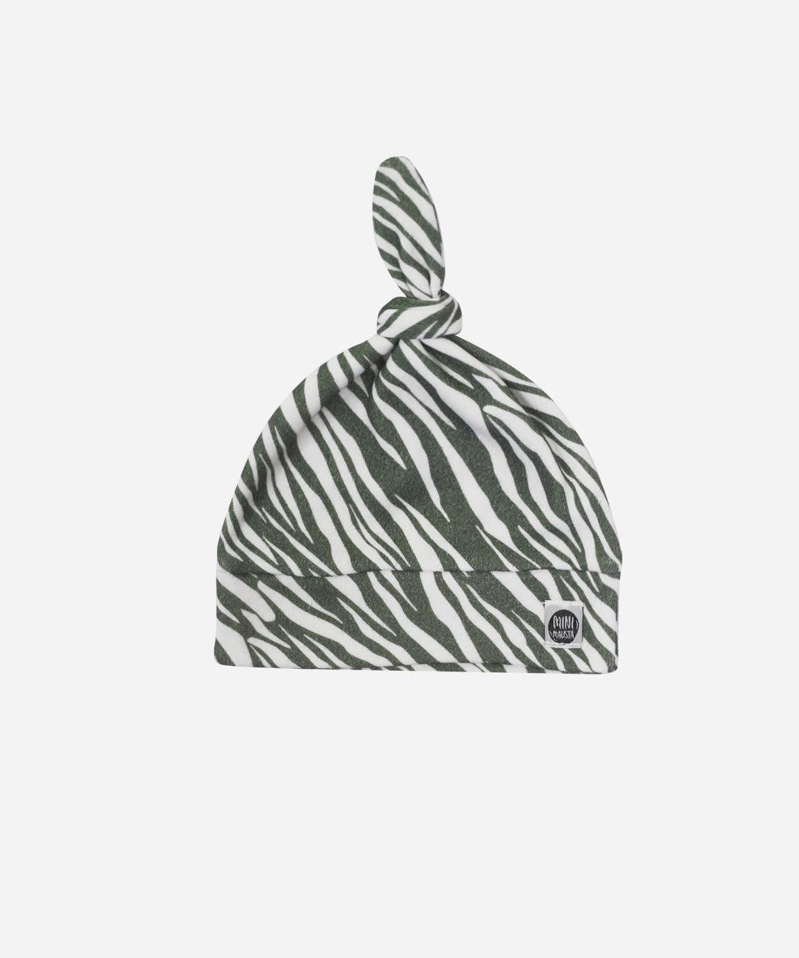 Touca Nó Bebê Unissex | Zebra - MiniMalista Baby - 0.3, 0.45, b2b, Baby, black-friday, com-desconto-mm10, Meia Estação, Menina, Menino, tab-tam-touca-nó -bebê-minimalista-estiloso