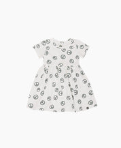 Vestido de Verão Infantil | Peace and Love - MiniMalista Baby - 0.3, b2b, black-friday, Calor, com-desconto-mm10, Kids, Menina, tab-tam-vestido-manga-curta, Verão -bebê-minimalista-estiloso