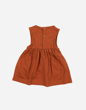Vestido Regata Malha Infantil MiniMalista | Liso Ginger - MiniMalista Baby - 0.3, 0.35, b2b, black-friday, Calor, com-desconto-mm10, Kids, Menina, tab-tam-vestido-regata, Verão -bebê-minimalista-estiloso